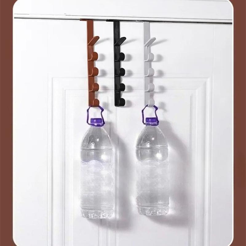 1Pcs Door Hanger Hook Stainless Steel Double S-Shaped Storage Hook for Bathroom Kitchen Wall Door Organizer Wall Mounted Hooks