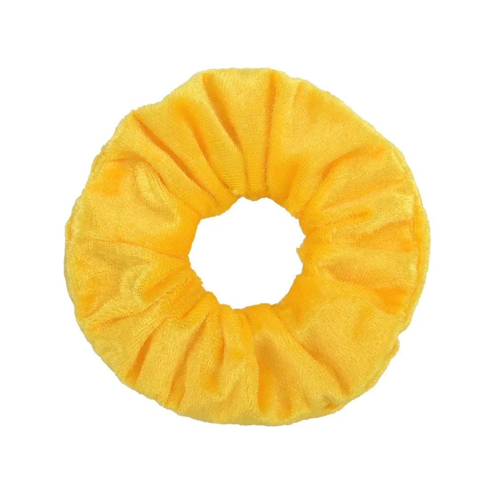1 stuks Effen Kleuren Fluwelen Haar Scrunchies Dames Meisjes Paardenstaart Houder Hoofdband Elastische Haarbanden Haaraccessoires