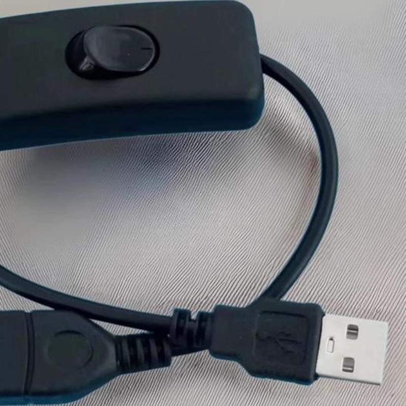 USB Power Switching Cable Supply Power USB Switching Cable Male to Female Cable for LED Light Router USB Fan LED Strips