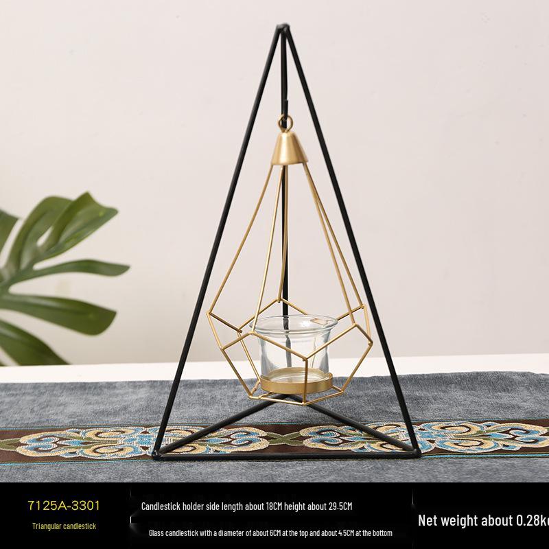 Vintage French Candelabra Ornament – Romantic European Candle Holder for Table Decor and Photo Props
