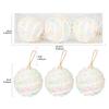 3x Christmas Ball Ornaments Xmas Decor DIY Classic Gift 8 Cm Pendant Drop for
