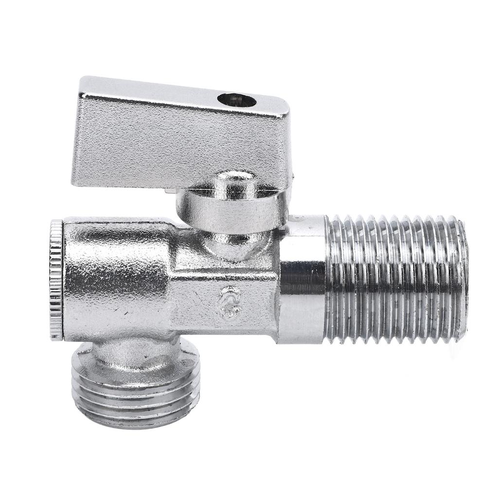 Eckventil Messing 1 4 Vierteldrehung G1 2in Einlass G1 2in Auslass Wasserabsperrung für Wasserspüle Badezimmer Toilette