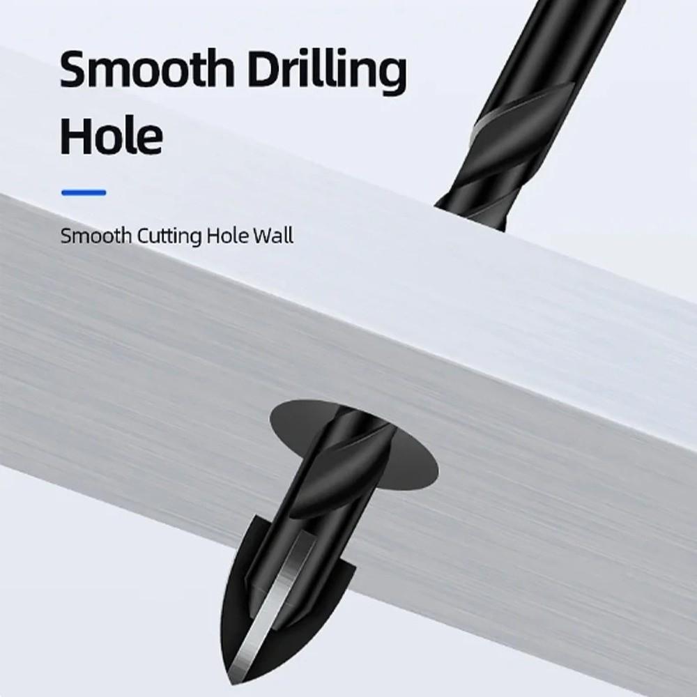 3-12mm Cross Hex Tile Drill Bit Set Precision Ground Hole Opener Porcelain Tile Drilling