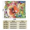 Pikmin Game Blanket  Warm Novelty Plush Bedding Throws For Outdoor Decorative Flannel Bedspread Bed Cover