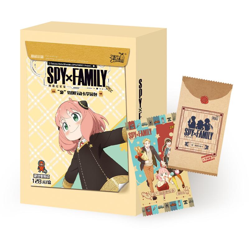SPY FAMILY Cards Xiao Special Action Thick Card Academy Pack Twilight Yor Forger Anya Forger Anime Role Collection Card Toy Gift