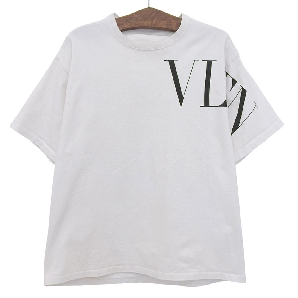 Valentino VLTN Logo Cotton T-Shirt, Men's, White, Size XL Tops XL whiteUsed