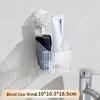 PET Suction Cup No-Drill Wall Mount Bathroom Storage Rack for Cosmetics