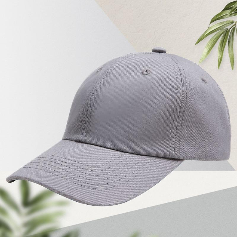 Cotton soft top baseball cap autumn and winter men's and women's caps custom embroidery printing