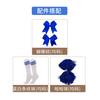 Halloween Kinderkostüm Dallas Cowboys Cheerleading Kostüm Mädchen Performance Kostüm Mädchen Blaues Cheerleading Kleid