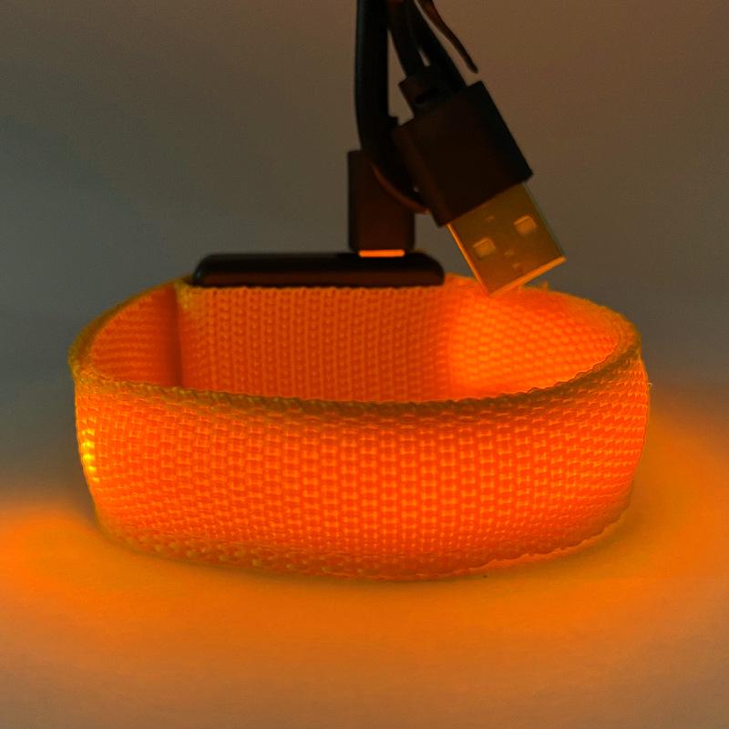 Luminous LED Sports Wristband: Glowing Bracelet for Night Running, Parties, Concerts
