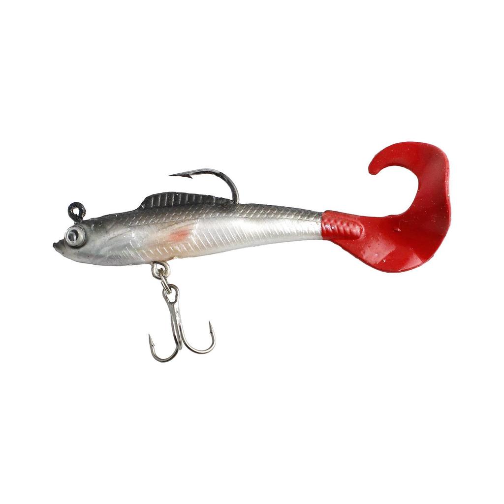 Dingliang Curled Tail Soft Bionic Fishing Lure for Freshwater & Saltwater