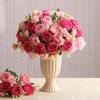 1 pièce Bouquet de Fleurs Artificielles Roses 30CM Pivoines Fausses Fleurs pour Décoration de Table de Maison Mariage Décorations Ornements de Vase