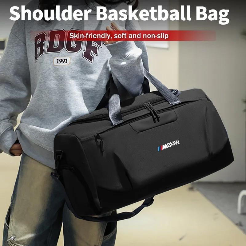 NTED3 New Car Styling Gym Bag Large Capacity Sports Tote Travel Shoulder Backpack For BMW E30 E34 E36 E39 E46 E52 E53 E60 E61 E62