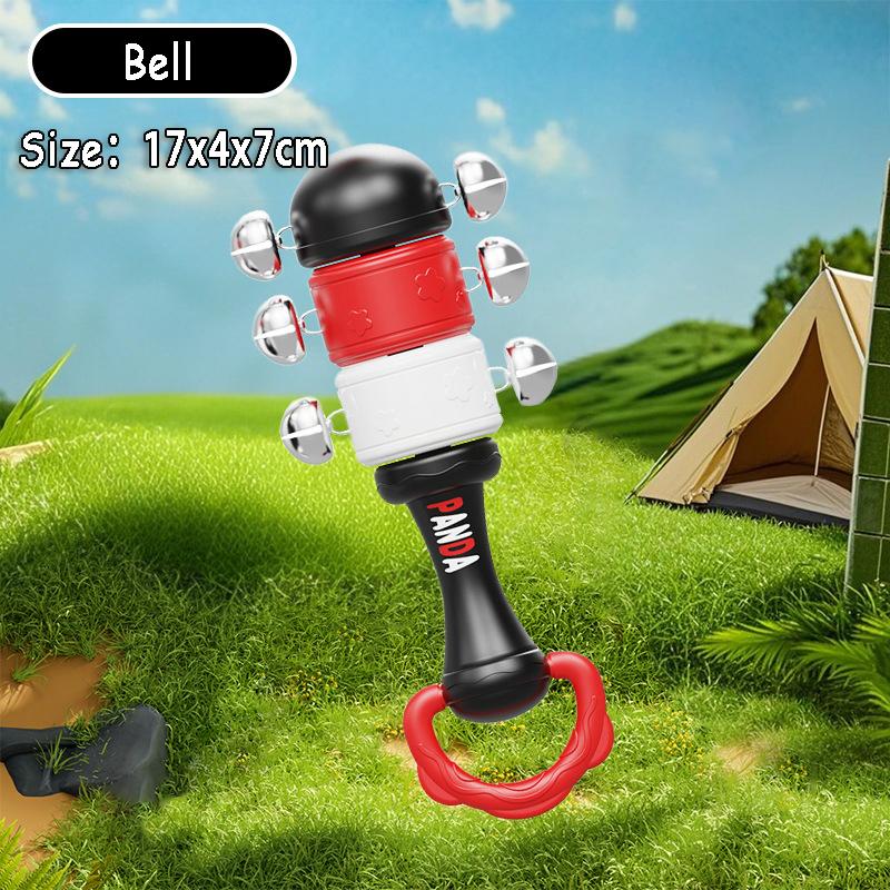 Montessori Music Instruments Toy Baby Dental Gum Sand Hammer Hand Bell Early Visual Stimulation Sensory Instrument Education Toy