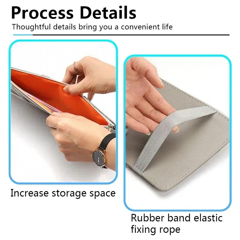 Car Sun Visor Point Type Multi-function Storage Bag Car Accessories for Toyota TRD GR Chr Corolla Camry Rav4 Yaris Hilux Prius Fortuner