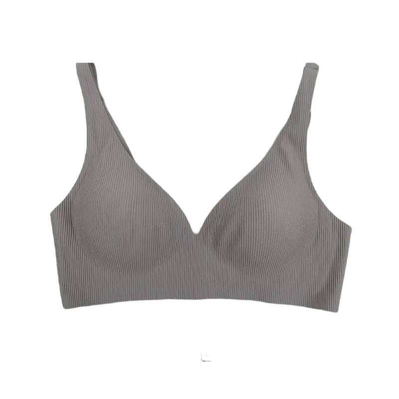 Non Marking Underwear, Top Support, Adjustable Underwear, Women's Underwear, Small Stripes, Gathered Underwear, Thin Underwear, Underwire, Bra