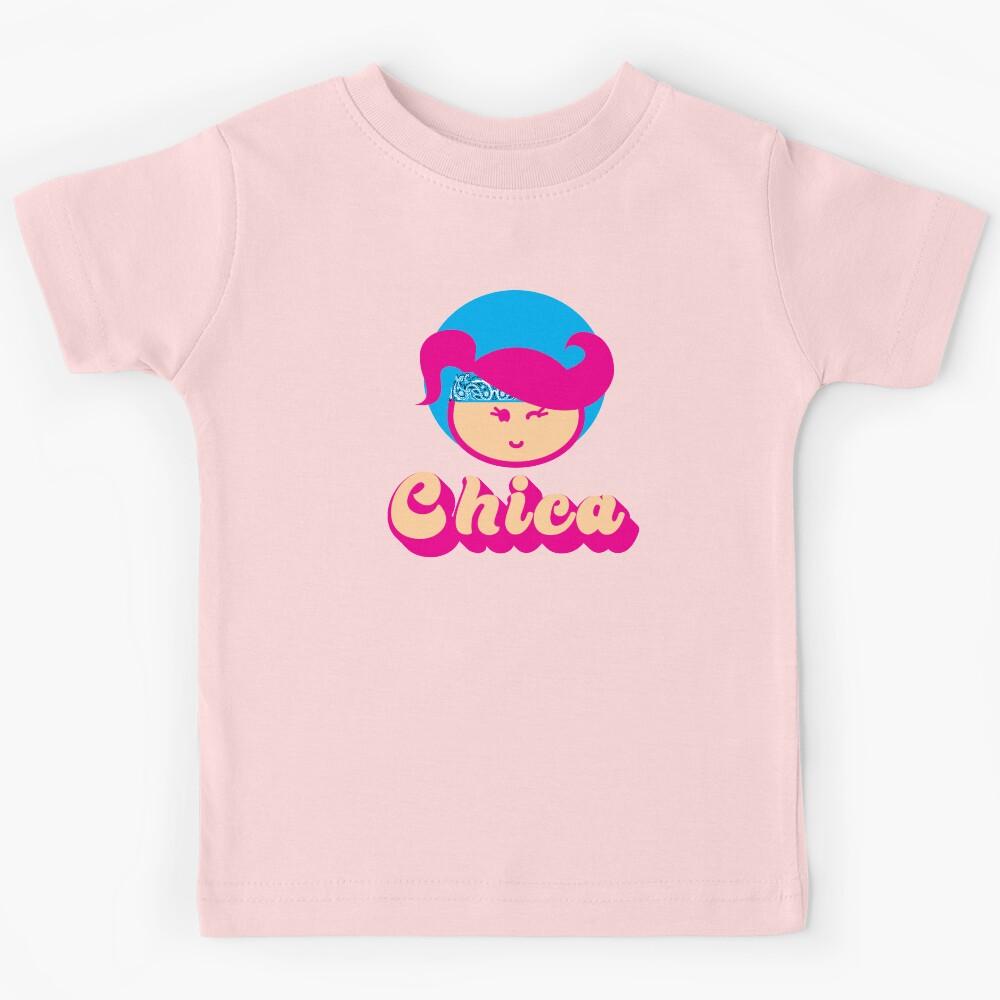 chica cutie is positive, cute, culturally and ethnically empowering  Kids T-Shirt 110