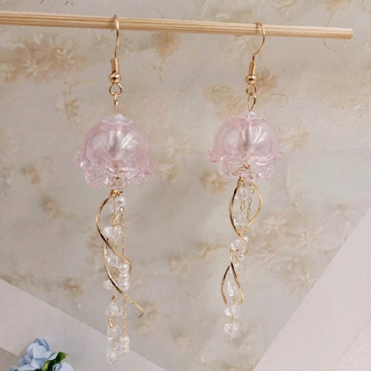 Fashion Jellyfish Earrings Unique Pendant Earrings Stylish Drop Earrings Party Earrings Elegant Ear Jewelry for Woman