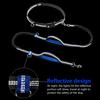 Professional 2022 New Reflective Leash Traction Rope Pet Dog Running Belt Elastic Hands Freely Jogging Pull Dog Leash Metal D-ring Leashes