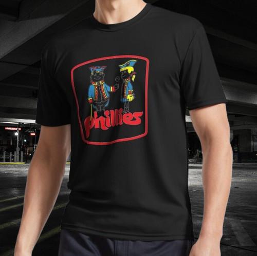 Baseball - Defunct Logo - Philadelphia T-Shirt Funny Size Mode American T-shirt S разноцветный