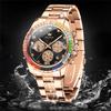 OLEVS Brand Watch Multi Functional Waterproof Luminous Three Eye Quartz Men's Watch 2939