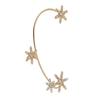 Chic Left Ear Butterfly Ear Cuff For Women Gold Alloy Plating Accessory Fashion