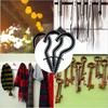 200Pcs Mini Screw-in Hooks Iron Hanger for Outdoor String Lights Ceiling Hanging Plants Mug Arts Decorations Cup Extend DIY Hook