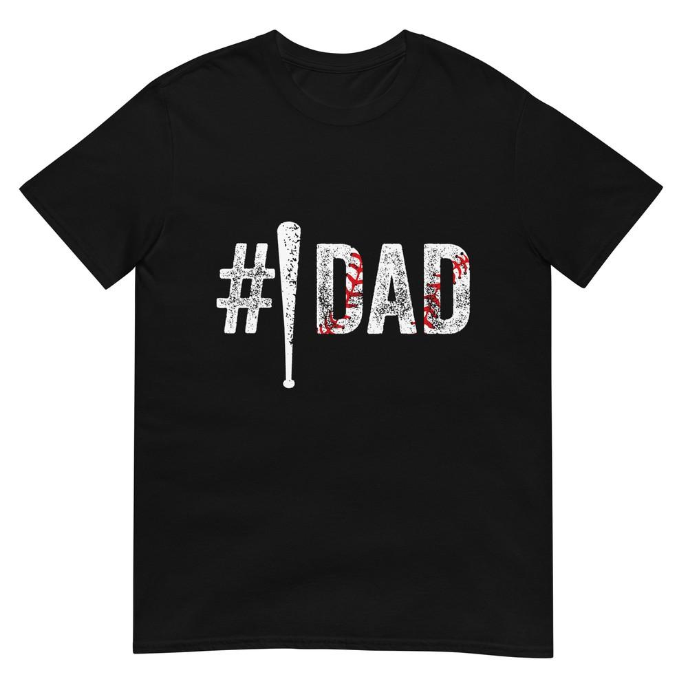 Nummer Eins Baseball-Papa für Vatertag 1 Papa Lustiges T-Shirt