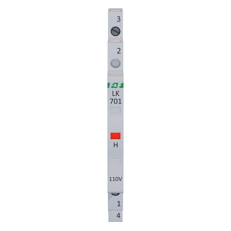Power Indicator Light LK-701R 1/3S 230V 1xLED Red