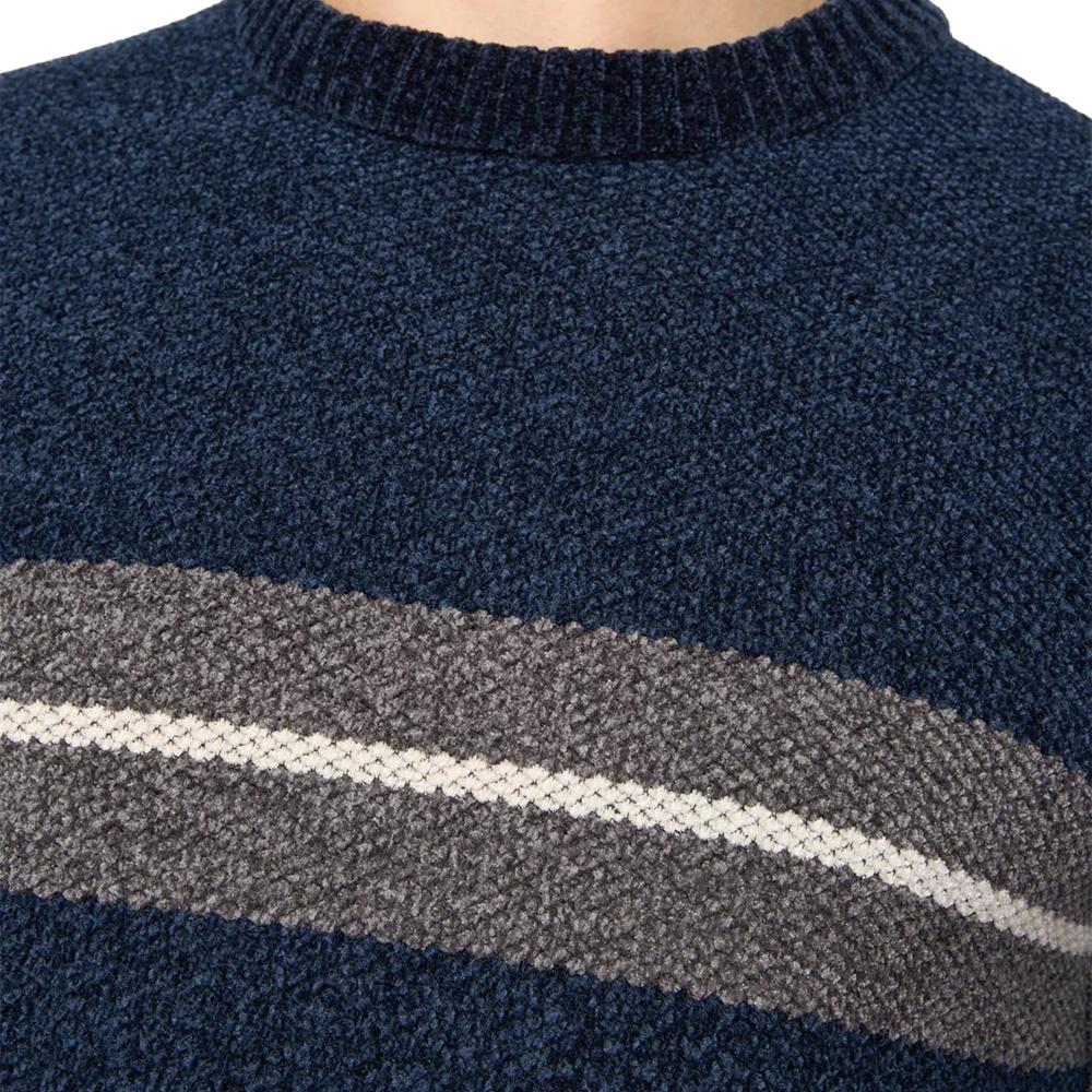 Crosshatch Mens Roundall Chenille Knitted Jumper