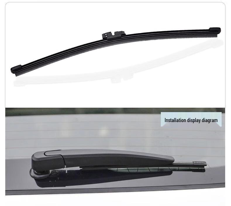 Jingche Frameless Rear Wiper Blade Rubber Strip for Buick E5 - Universal Fit Accessory