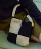 Dearmydeer Checkerboard Fur Bag_Black