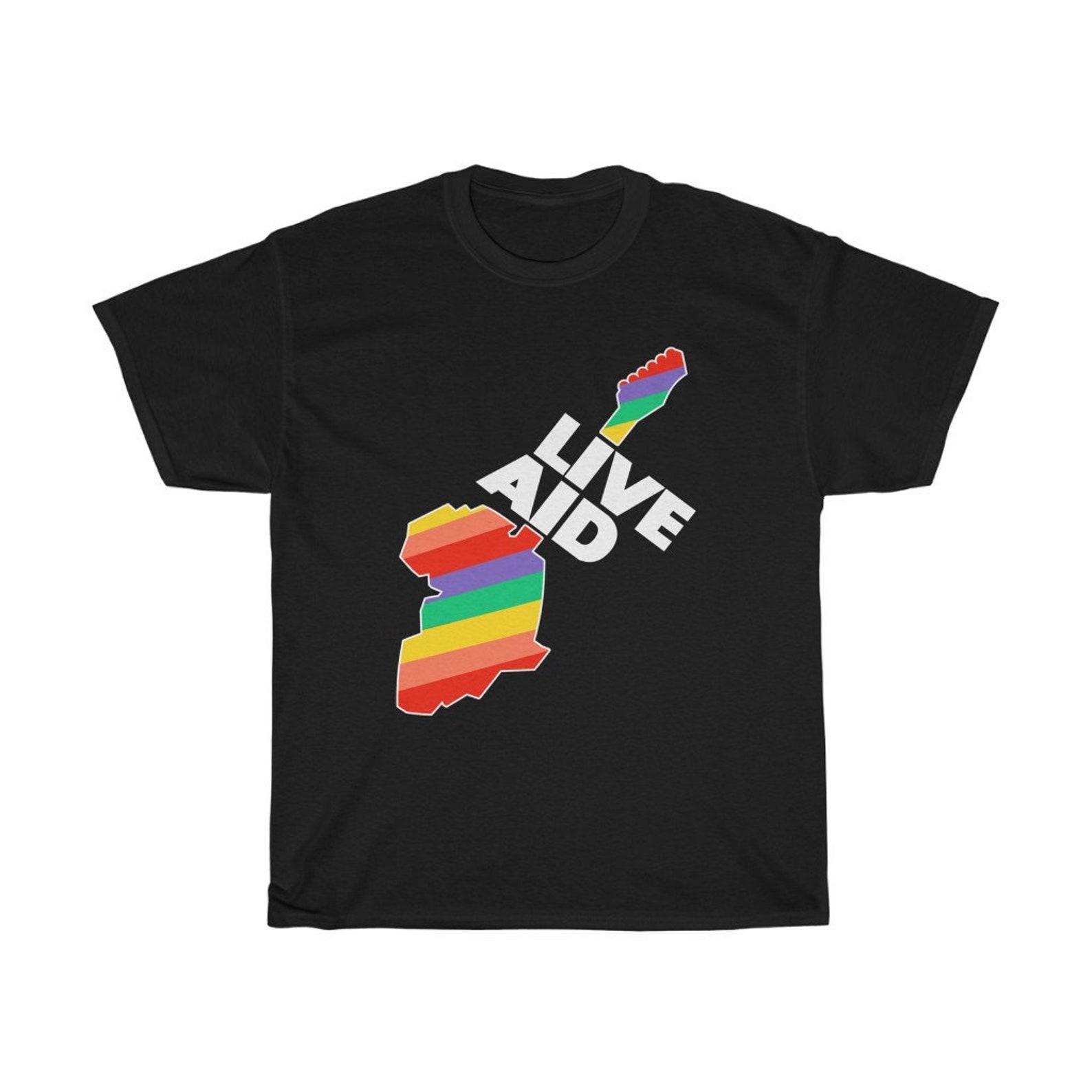 Live Aid 1985 T-Shirt, Band Aid Music Festival Tee 2XL