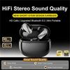 New Fashion Portable In-Ear Wireless Bluetooth V6.0 Headset Hd Call Digital Display Long Battery Life Short Handle Game Earplugs