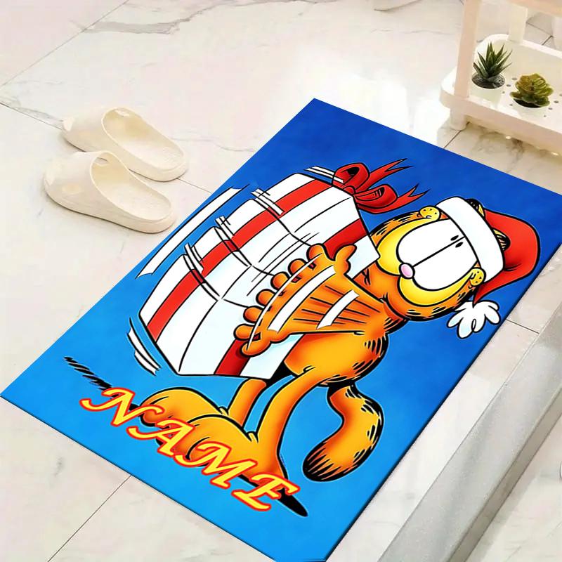 Custom 1Pc Garfield'S Adventure Rug Office Carpet Indoor Outdoor Entrance Doormat Nonslip Soft And Comfortable Living Room D291568
