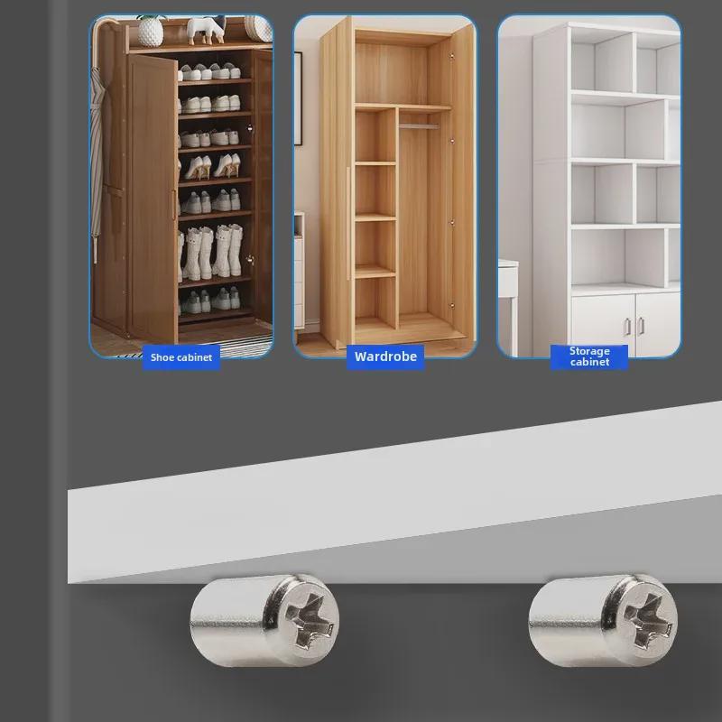 Chiodo di supporto autofilettante per partizioni e armadi per installazione senza foratura