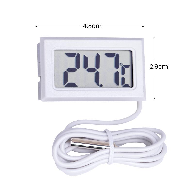 Akvarietermometer Akvarium Adsorberbar Digital Display Temperaturdetektor LCD-skärm Display Celsius Akvariumverktyg Akvatisk