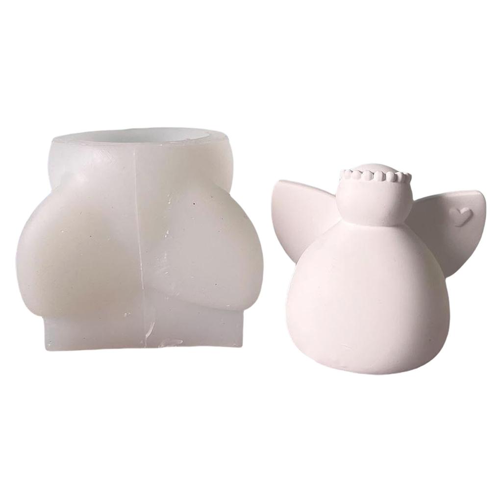 Angel Wing Silicone Candle Molds Food Grade Silicones for Epoxy Resin Making Candle Soap Chocolate Wedding Decoration