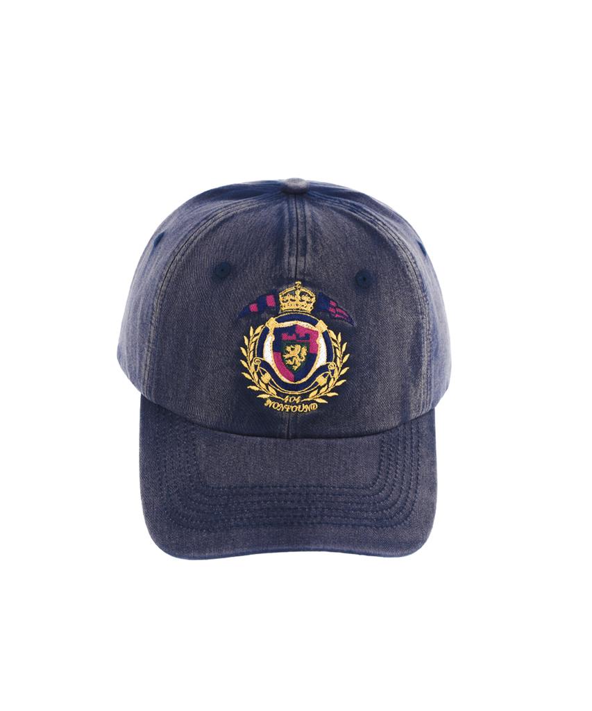 Nonpaundeu Washed Crest Ball Cap [Washed Navy]