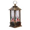Christmas Party Lantern, Compact ABS Lighted Holiday Ornament for Mantel Tabletop Bookshelf and Shop Window Styling