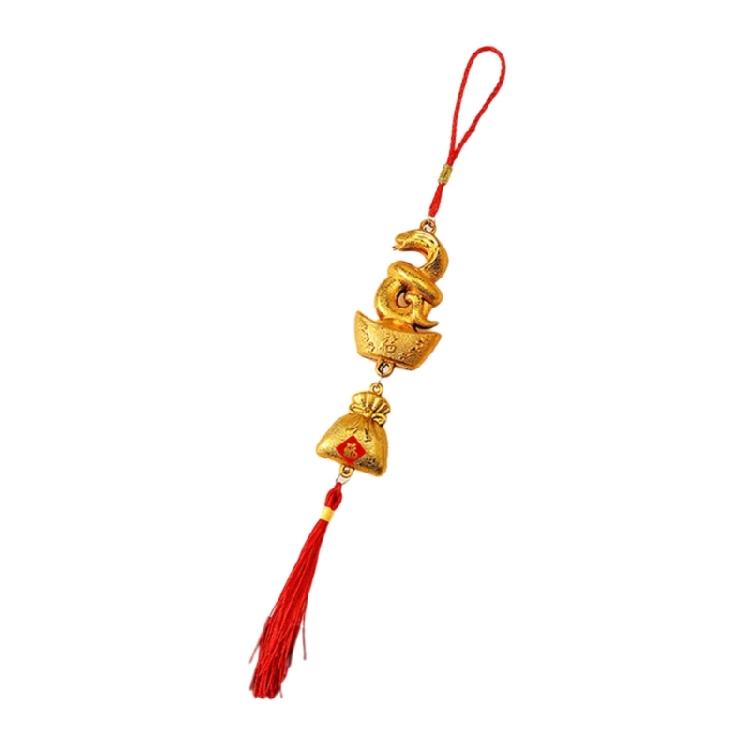 2025 Years of The Snake Pendant Snake Lucky Charm Decorative for Chinese New Years Prosperitys and Elegant Decoration