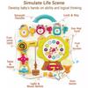 Montessori Sensory Busy Board Travel Toys Baby Music Lights Switch Activity Board Toddlers Fine Motor Skills Educational Games