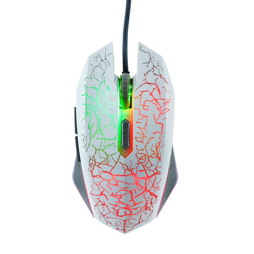 Wired Gaming Mouse Optical Mouse Game level Engine Colorful Breathing Light 4 gear Adjustable movement speed Ergonomic