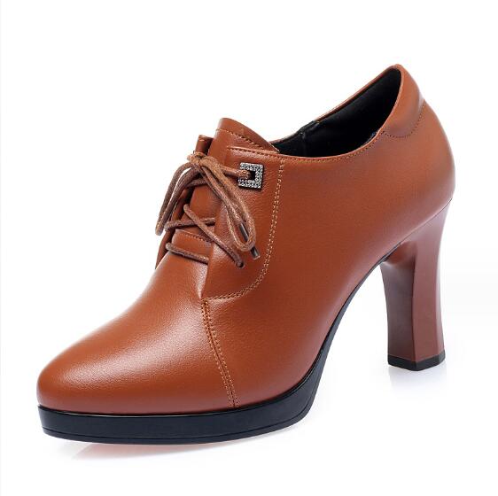 

Autumn Deep Mouth Women s Shoes Fashion Office High Heels Comfort Round Toe Women s Work Shoes Winter fur Platform Pumps 35