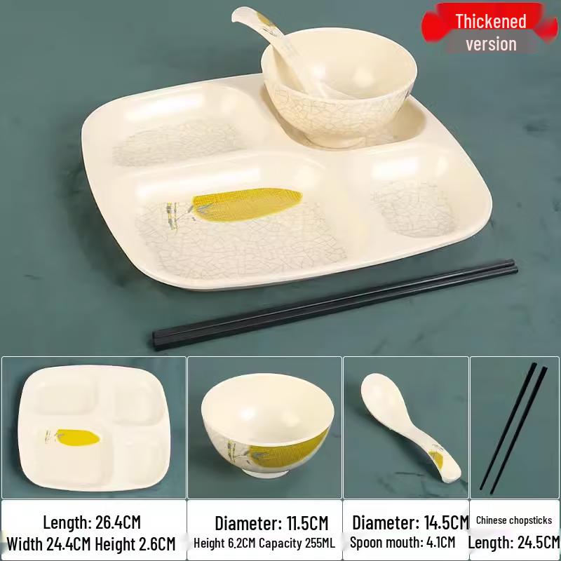 A5 Melamine Compartmentalized Serving Tray