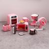 Miniature DIY Dollhouse Accessories: Coffee Machine and Egg Beater Models