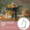 Rigatoni Pasta Noodle Machine Accessories Maker Clamp Replacement Clip Making Accessory Electric Wireless Silver Part Fixing