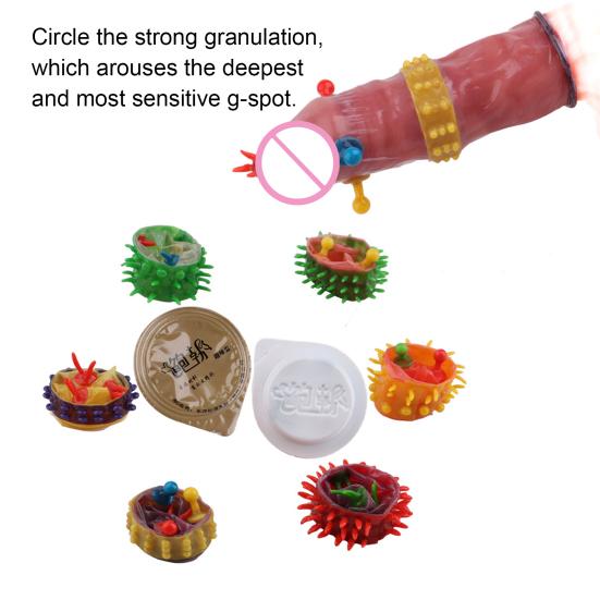 Adult Condom Long Lasting Universal Elastic Couple Adult Sex Toys G-point Condoms for Personal Use