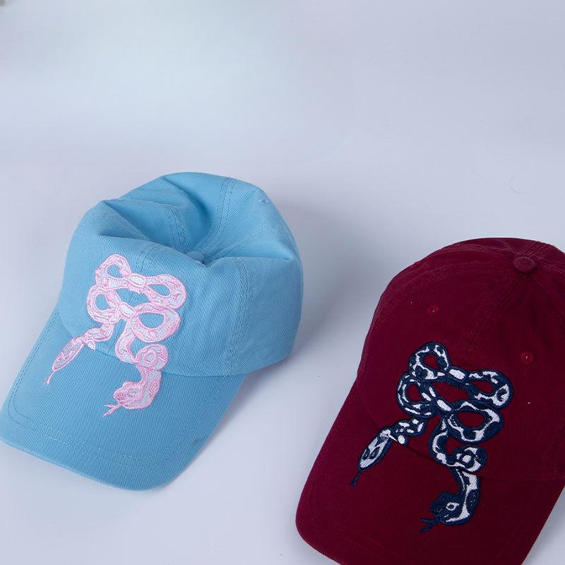 Bow Embroidered Printed Baseball Cap Fashionable Casual Ins Baseball Cap Women