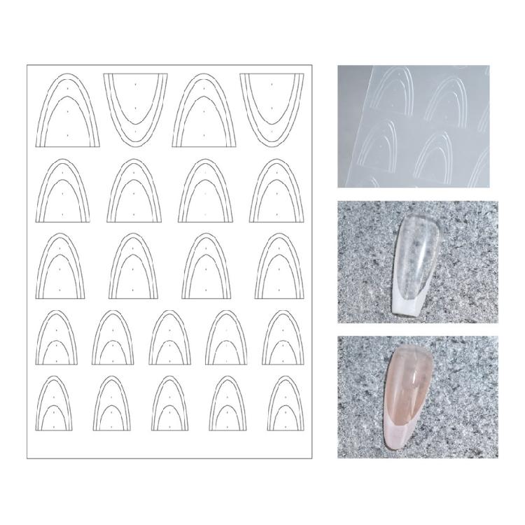 Innovative Nail Stickers Nail Stencils Decals For Personalizing Looks Quick Setups Vibranted Colors Safe For Daily Use